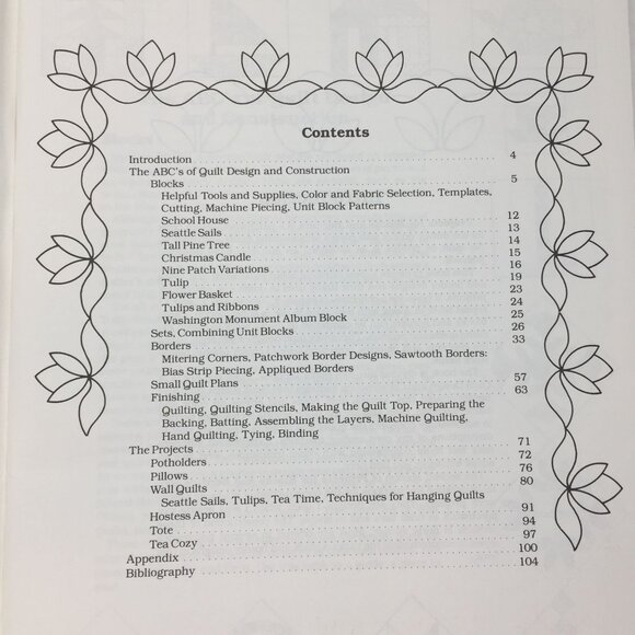 Vintage 1984 Projects For Blocks And Borders Quilt Pattern Book Marsha McCloskey - Picture 2 of 12